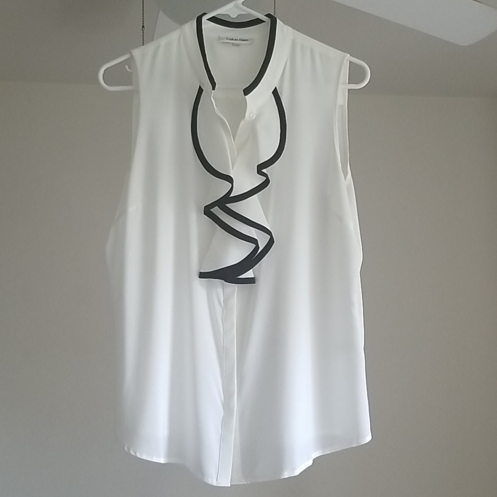 Sleeveless blouse by Calvin Klein